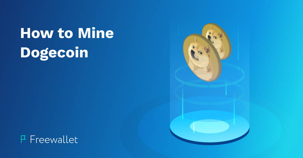 Two Dogecoin Logos - How To Mine DOGE cover