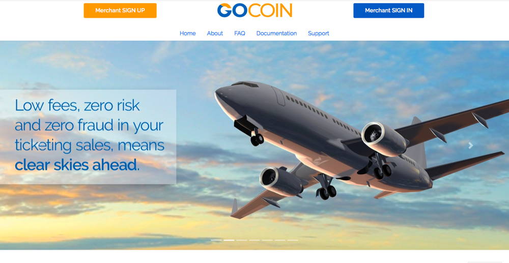 Strona główna procesora płatności GoCoin.png