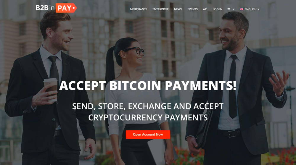 Portal de pagamento criptográfico B2BinPay