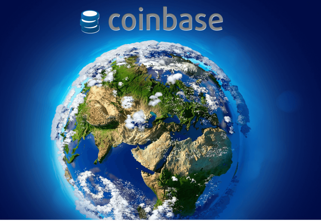 Coinbase trabalha em diferentes países