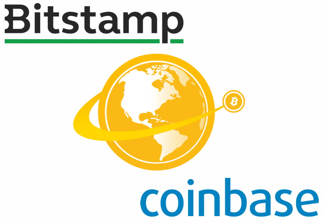 „Bitstamp“ prieš „Coinbase“