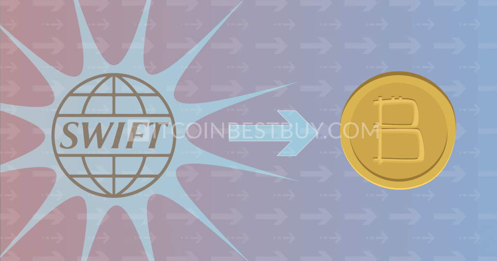 Compre bitcoin com SWIFT