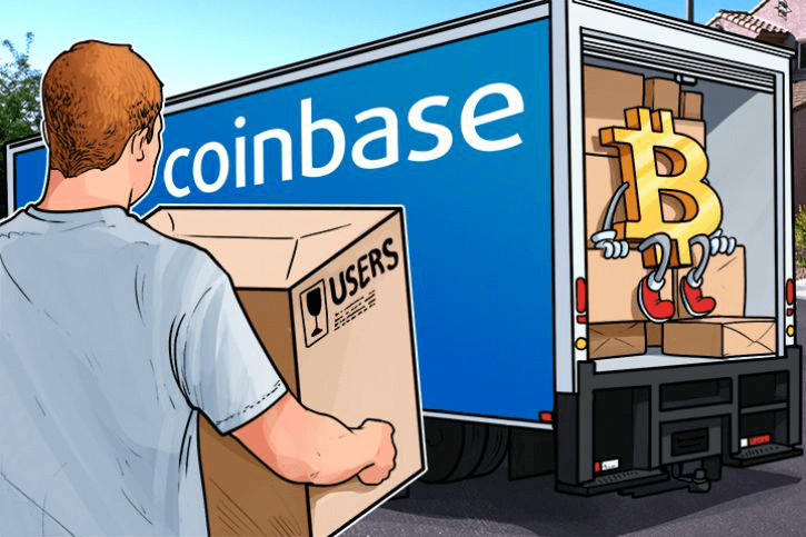 Bestel bitcoins bij Coinbase exchange