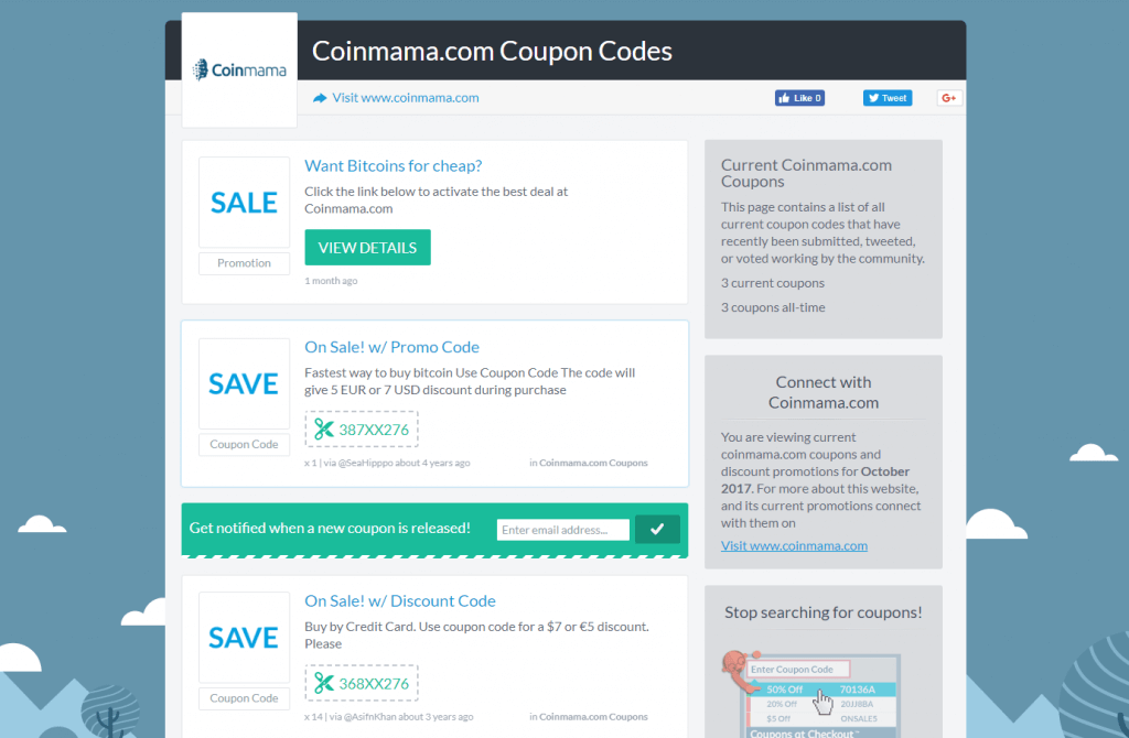Coinmama kupony