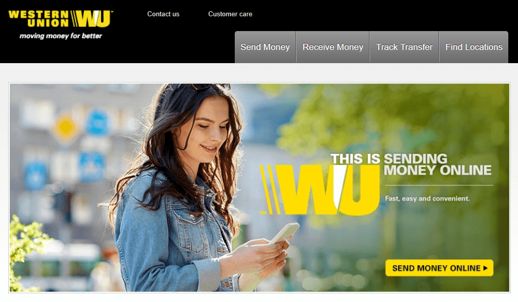 Opcja gotówkowa dostępna za pośrednictwem Western Union