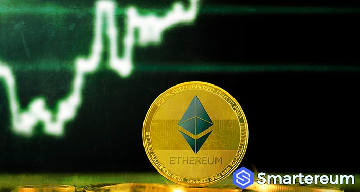 gráfico de preços ethereum