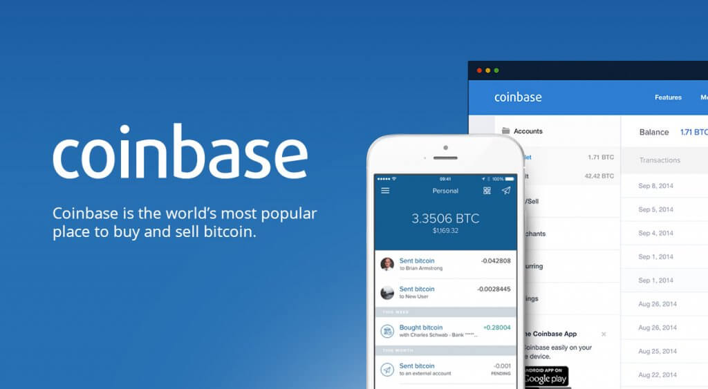 Koop bitcoin bij Coinbase exchange