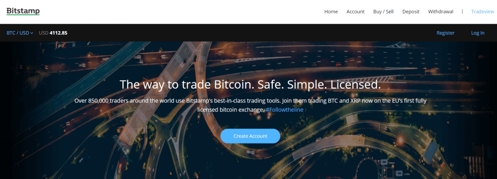 Trocar bitcoin com Bitstamp