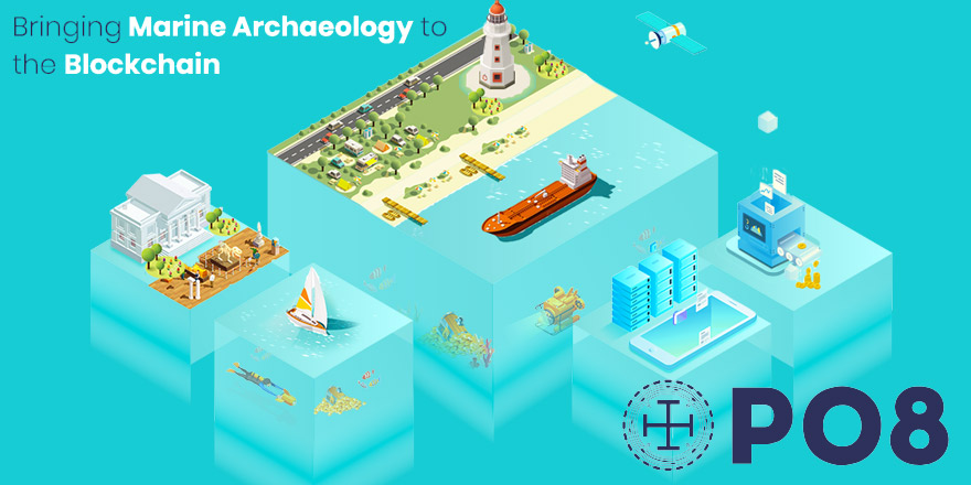 po8 blockchain jūrų archeologija