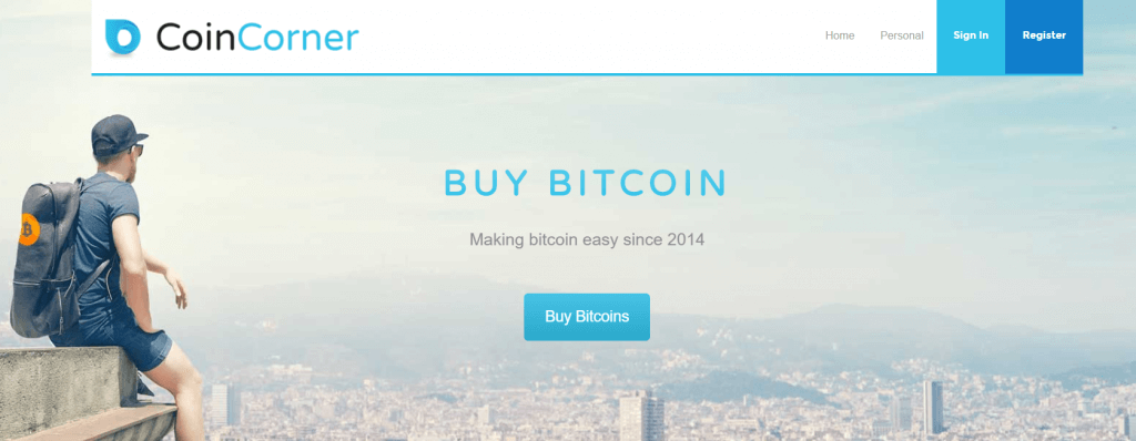 CoinCorner bitcoin utveksling