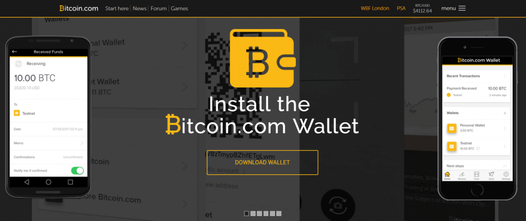 Wymieniaj bitcoiny z Bitcoin.com