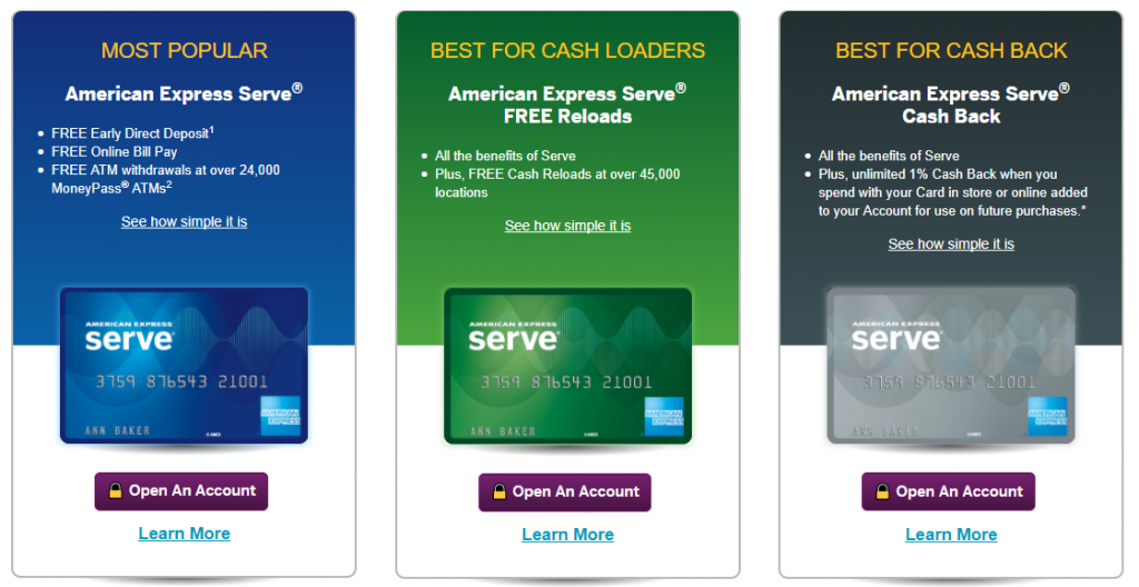 Programe disponibile pentru carduri de debit la American Express