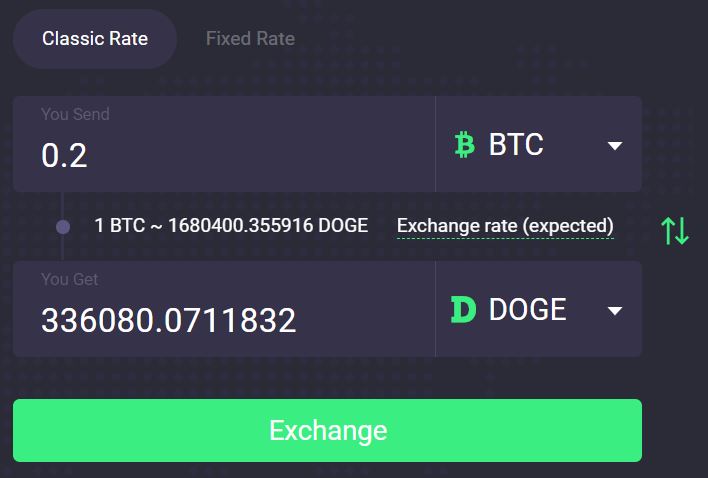 bytte dogecoin