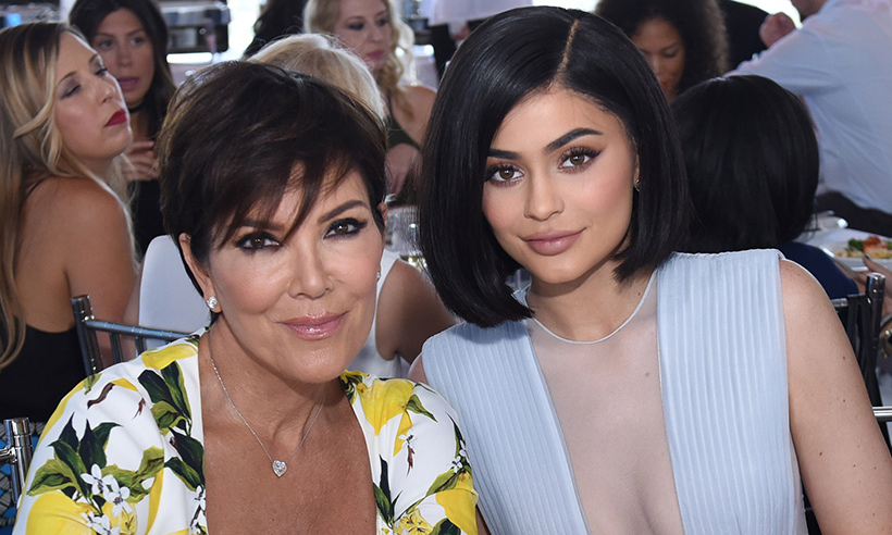 Kylie Jenner met haar moeder Kris Jenner