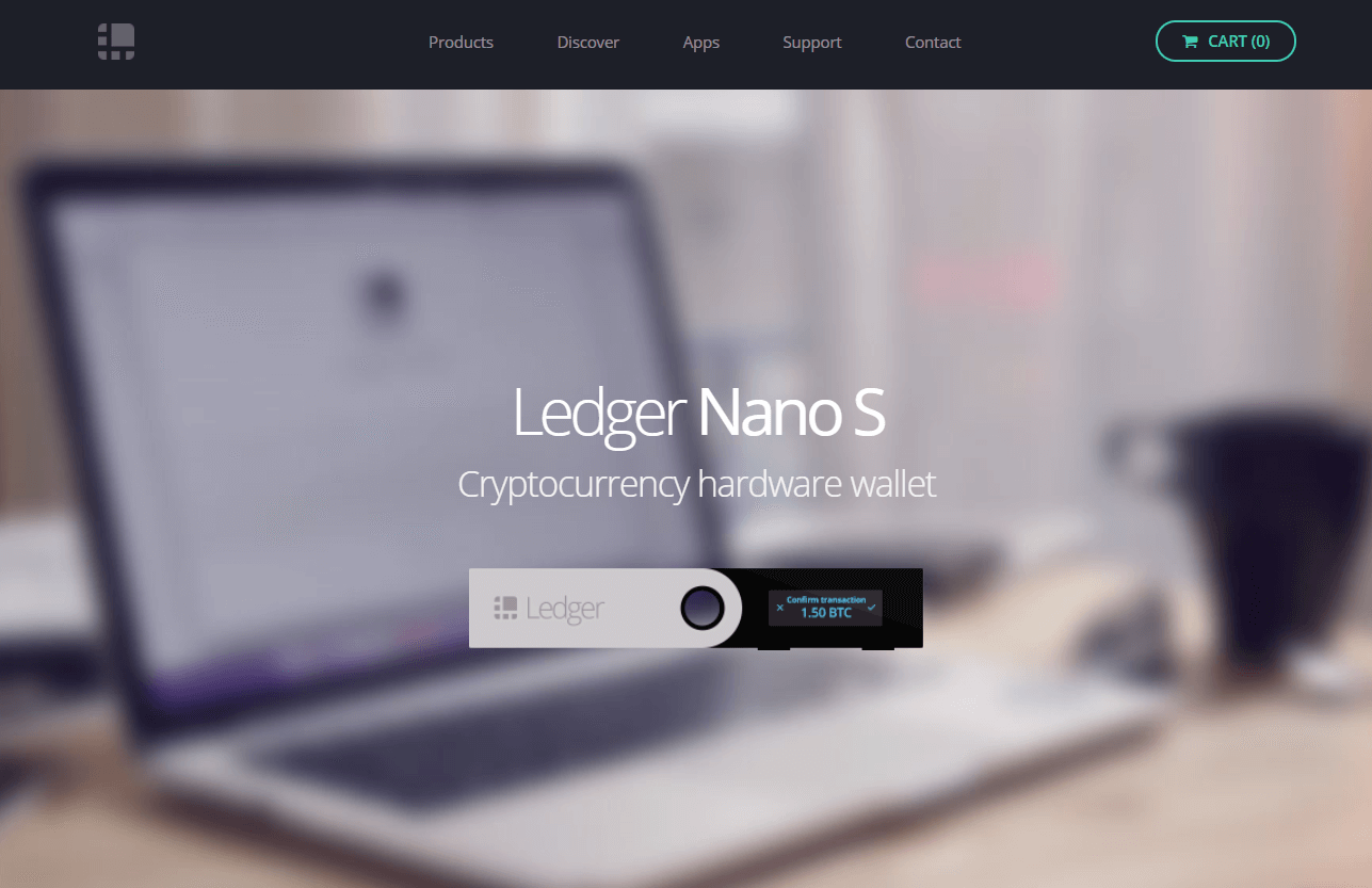 Compre carteira Ledger Nano S