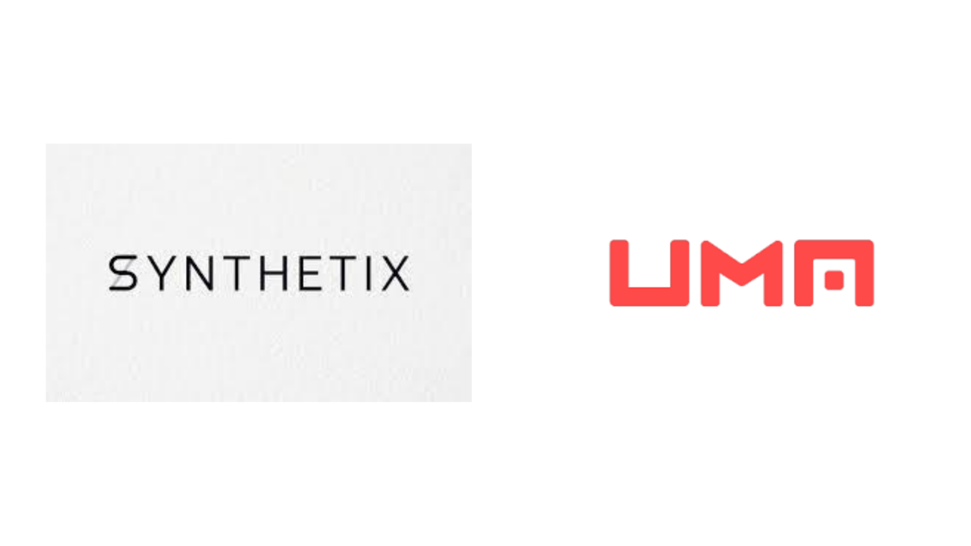 Synthetix- en UMA-logo's